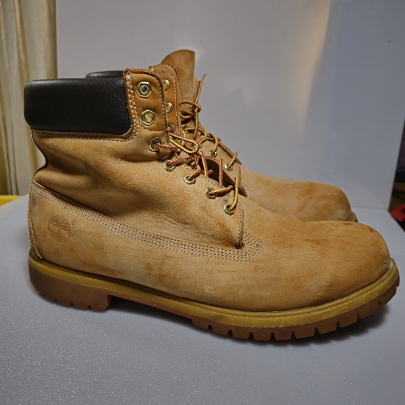 Timberland Tan Work Boots Men\'s Size 14 main image 5